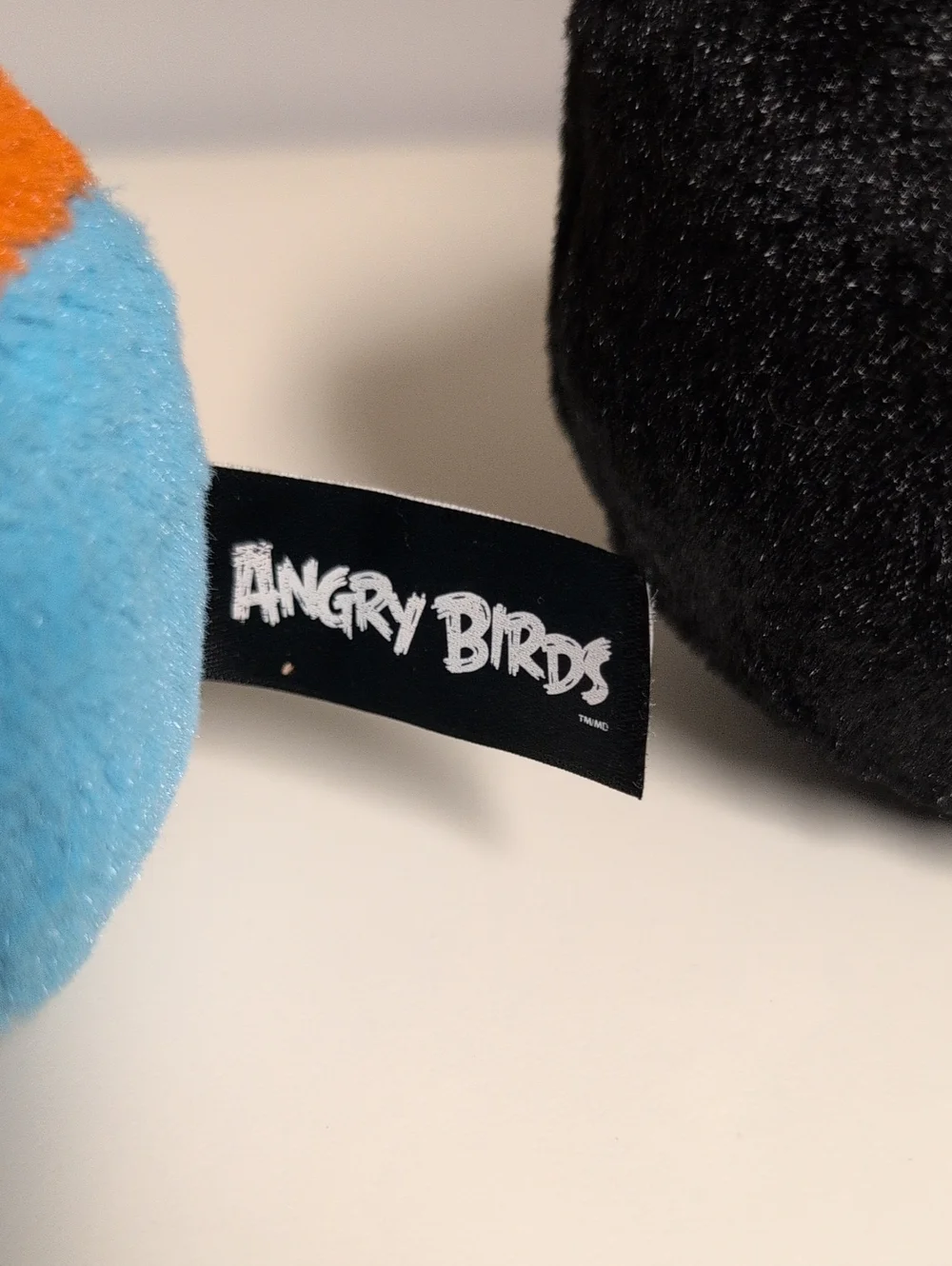 Angry Birds Plush Pair 2 Angry Bird Balls 4.5" No Sounds - Picture 5 of 5